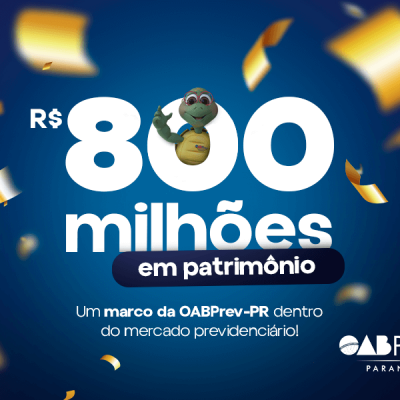 800 milhões em patrimônio