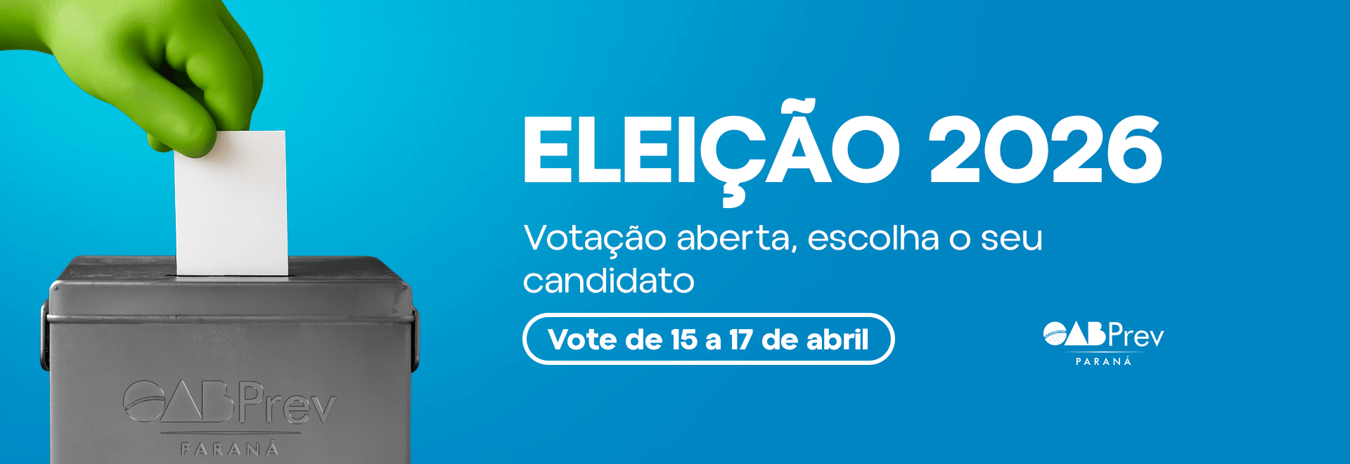 ELEIÇÃO 2026: Votação aberta, escolha o seu candidato ELEIÇÃO 2026: Votação aberta, escolha o seu candidato