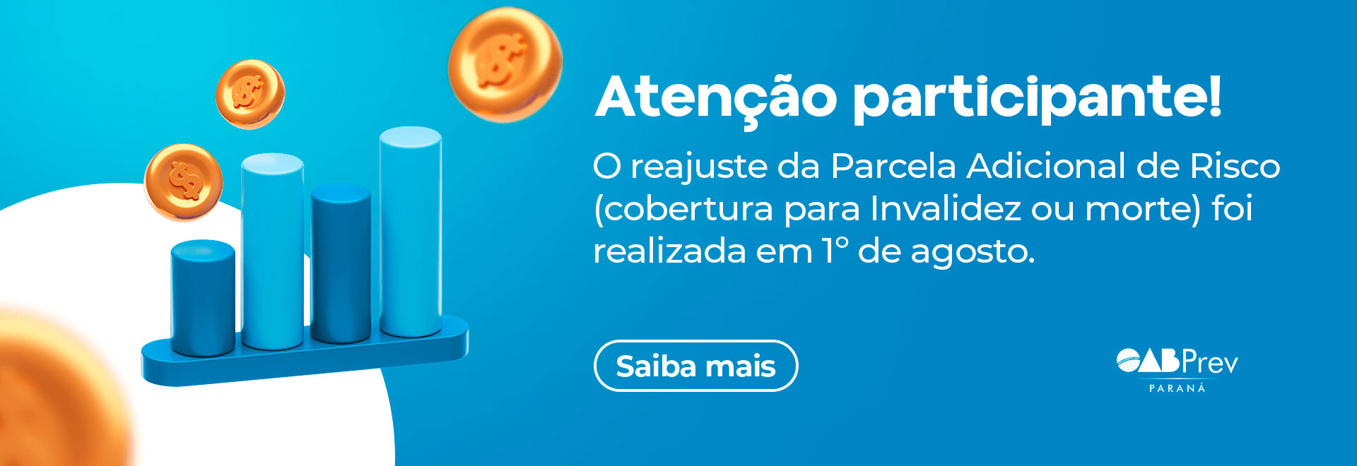 OABPrev-PR aplica reajuste na Parcela Adicional de Risco (PAR)